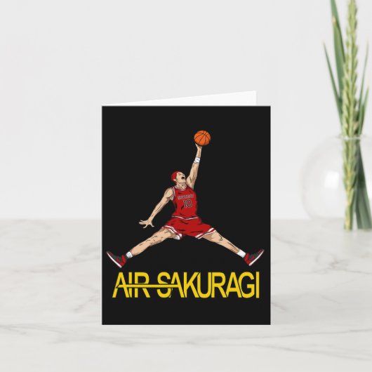 Air Sakuragi Anime Style Bysketbyll Design  カード (正面)