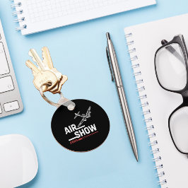 AIR SHOW B-17 WWIIヴィンテージ飛行機年カスタム間 キーホルダー