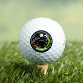 Air Speed Pilot Aviation Geek ゴルフボール (インサイチュ 木)