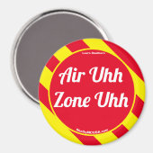 Air Uhh Zone Uhh Red/Yellow Magnet マグネット (正面/裏面)