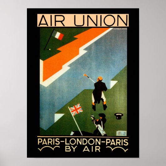 Air Union to Paris-London-Paris by Air ポスター (正面)