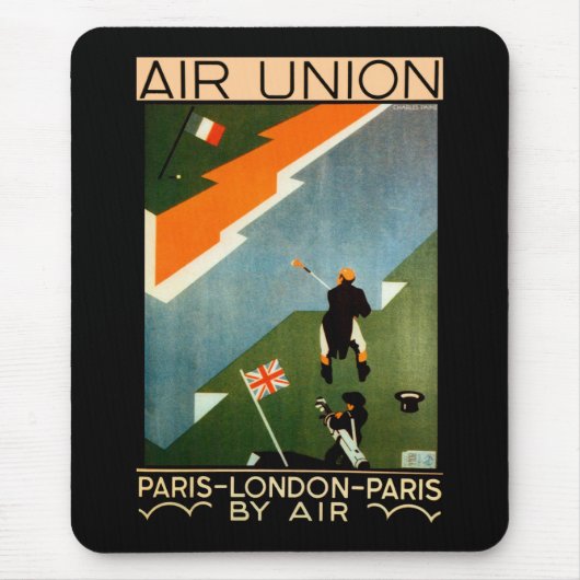 Air Union to Paris-London-Paris by Air マウスパッド (正面)