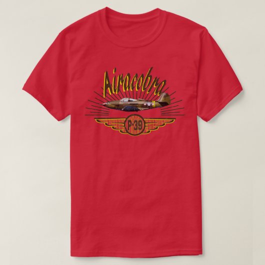 Airacobra P39 Tシャツ (デザイン正面)