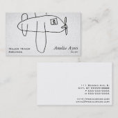 Airbeepは一見を織りました 名刺 (正面/裏面)