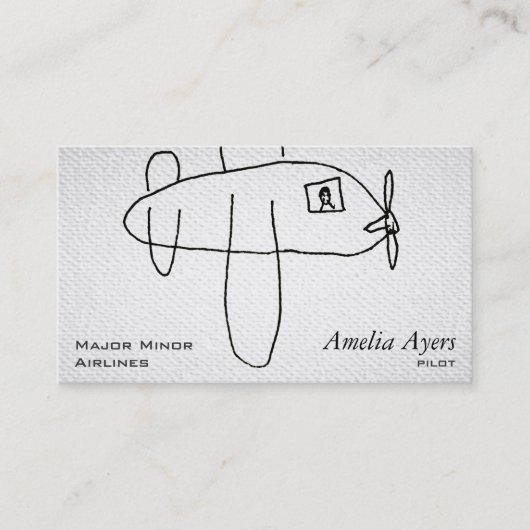 Airbeepは一見を織りました 名刺 (正面)