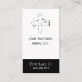 Airbeep [パイロット、空港、飛行機] 名刺 (正面)