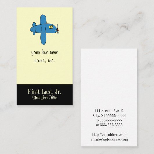 Airbeep Colorized 名刺 (正面/裏面)