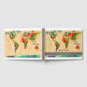 Airbnbゲストブックウォーターカラフルカラーマップ ゲストブック (全面)