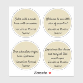 Airbnbステッカー/バケーションレンタルウェルカムステッカー シール