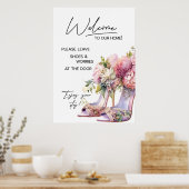 AirBnbバケーションレンタルウェルカムサイン ポスター (キッチン)