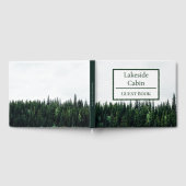 Airbnbバケーションレンタルキャビンツリーズレイクハウス ゲストブック (全面)