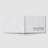 Airbnbバケーションレンタル織ミニマルモダンリスト ゲストブック (全面)