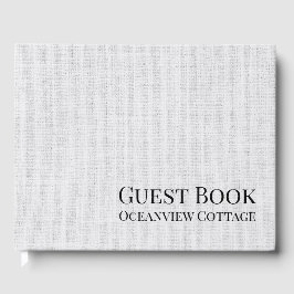 Airbnbバケーションレンタル織ミニマルモダンリスト ゲストブック