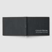 Airbnbバケーションレンタル織ミニマルモダンリスト ゲストブック (全面)