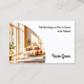 AirbnbバケーションレンタルQR 名刺 (正面)