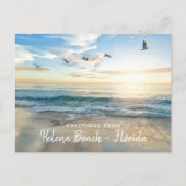 Airbnbビーチハウスフォトゲストマーケティングはがき ポストカード (正面)