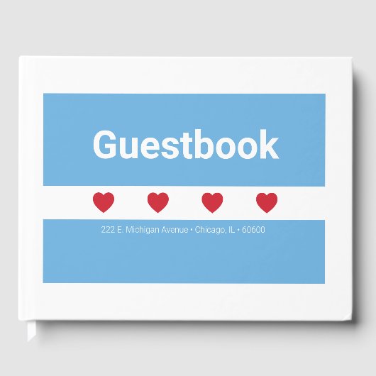 Airbnb |ゲストブック |シカゴ |白 ゲストブック (正面)