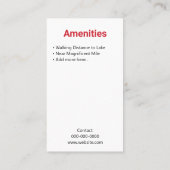 Airbnb |名刺 |シカゴ 名刺 (裏面)