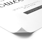 Airbnb Host Essentials – メイクアップタオルの看板 ポスター (角)