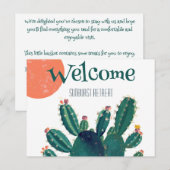 Airbnb Thank You Card, Vacation Rental Welcome インビテーションポストカード (正面/裏面)