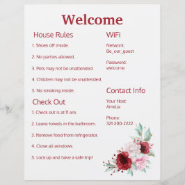 Airbnb Vrboウェルカムサインテンプレートガイド