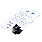 Airbnb Vrbo Petルールサインテンプレートホームマグネット マグネット (左側)