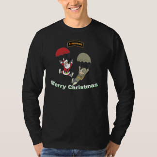 AirboneサンタIIの暗闇のTシャツ Tシャツ