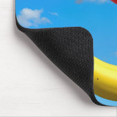 Airborne Banana and Red Balloon マウスパッド (コーナー)