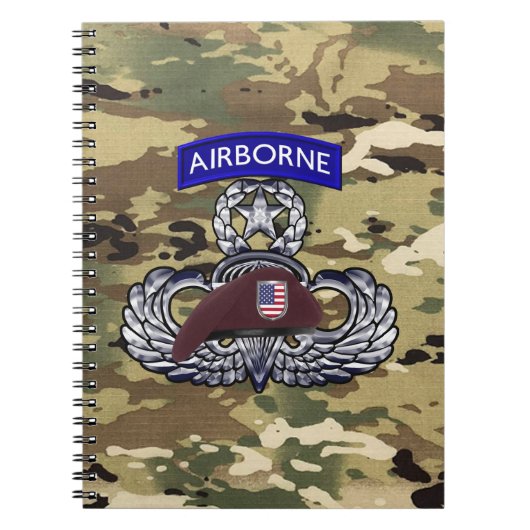 Airborne Paratrooper  ノートブック (正面)