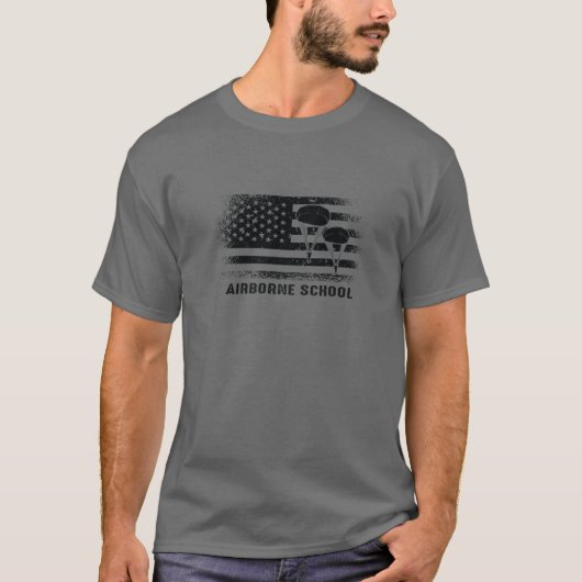 Airborne School Paratrooper Army Tシャツ (正面)