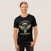 Airborne Veteran トライブレンドＴシャツ (正面全面)