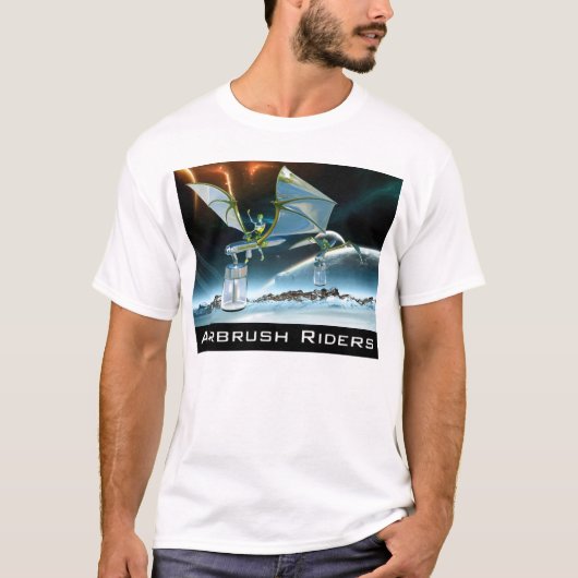 Airbrush Riders Shirt by AirbrushFan Tシャツ (正面)