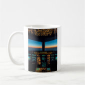 Airbus A320 Cockpit Tasse コーヒーマグカップ (左)