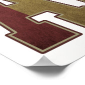 Airbus a320 Jetliner. Vintage European Flags ポスター (角)