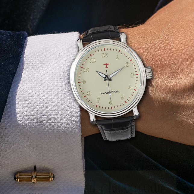 Aircraft Aviator  腕時計 (クリエイターアップロード済み)