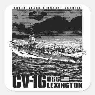 Aircraft carrier CV-16 スクエアシール