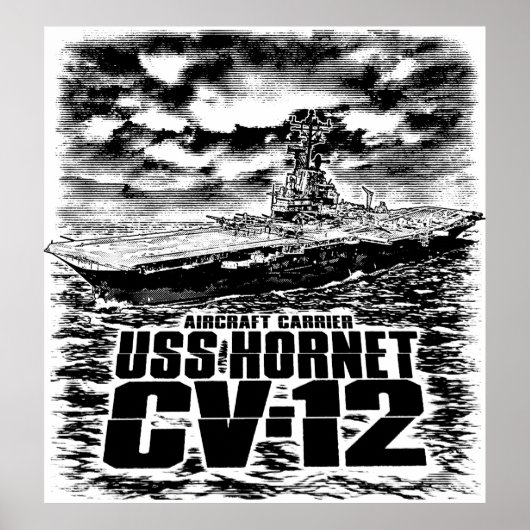 Aircraft carrier Hornet ポスター (正面)