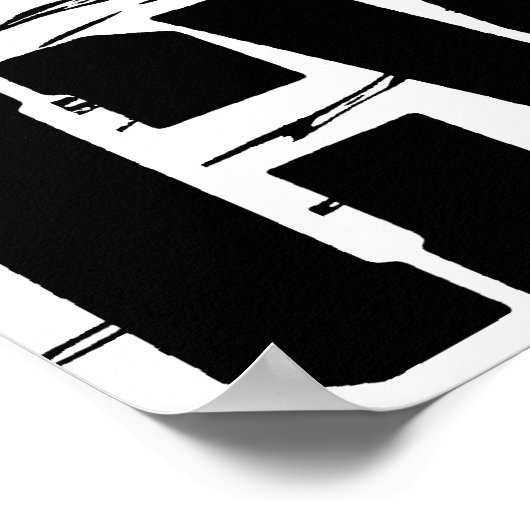 Aircraft carrier Lexington Print ポスター (角)