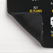 Aircraft Rc Plane Airplane Men Things I Do In My S マウスパッド (コーナー)