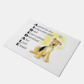 Airedaleのドア・マット ドアマット (アングル)