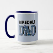 Airedaleのパパ マグカップ (左)