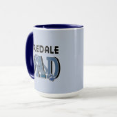 Airedaleのパパ マグカップ (正面左)