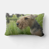 Airedaleの枕 ランバークッション (裏面)