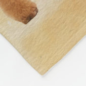 Airedaleテリアのデジタル芸術 フリースブランケット (角)