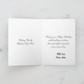 Airedaleテリアのハッピーバースデーカード カード (内部)