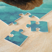 Airedaleテリアのポートレート ジグソーパズル (側面)