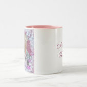 Airedaleテリアのマグ ツートーンマグカップ (中央)