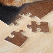 Airedaleテリアの子犬のデジタル芸術 ジグソーパズル (側面)