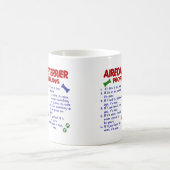 AIREDALEテリアの特性の法律2 コーヒーマグカップ (中央)