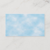 Airedaleテリアの西部のシルエットのカスタムのプロフィール 名刺 (裏面)